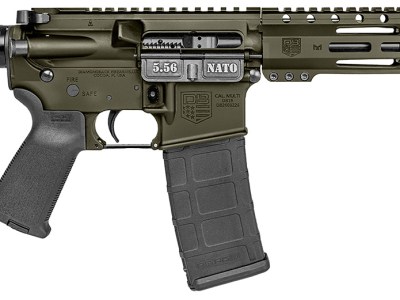 Diamondback DB1916K101 DB15  5.56 NATO 30+1 10″ Black Nitride Heavy Threaded Barrel, OD Green Cerakote Picatinny Rail Aluminum Receiver, 9″ M-LOK Handguard SB Tactical Brace & Black Magpul MOE Grip