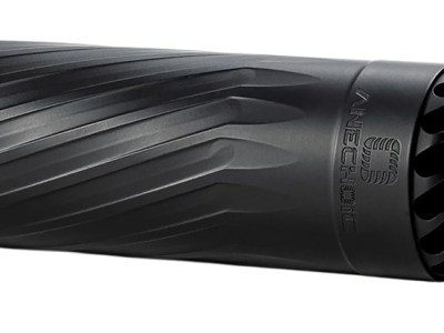 Anechoic X35B Anechox 35  35Cal/338Lapua/338/35Magnums Black Stainless Steel/Titanium 1 3/8″x24 w/ 1/2″x28 DTA