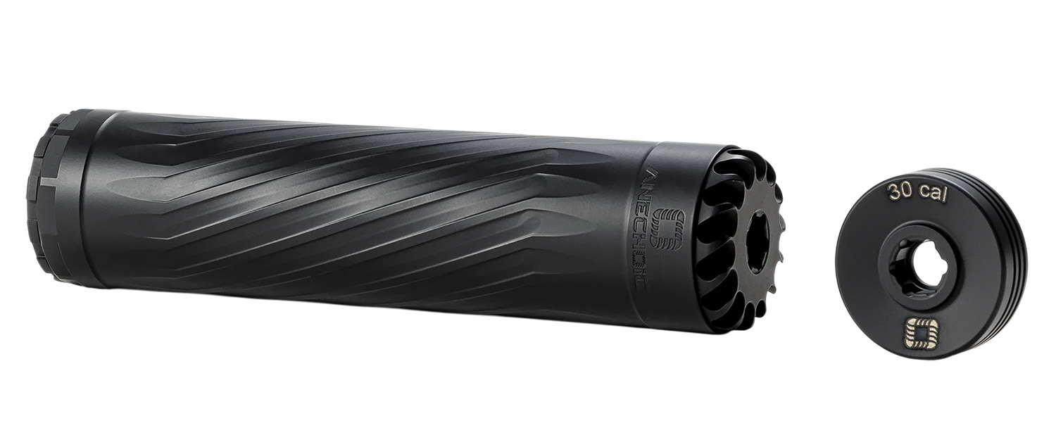 Anechoic X30B Anechox 30  30Cal/7.62mm/300Mag Black Stainless Steel/Titanium 1 3/8″x24 w/ 5/8″x24 DTA