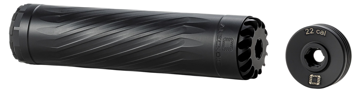 Anechoic X223B Anechox 223  223/5.56mm/22-250Rem Black Stainless Steel/Titanium 1 3/8″x24 w/ 1/2″x28 DTA