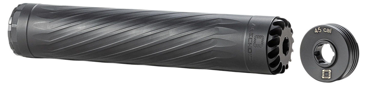 Anechoic X45LB Anechox 45L  45CAl/458WinMag Black Stainless Steel/Titanium 1 3/8″x24 w/ 5/8″x24 DTA