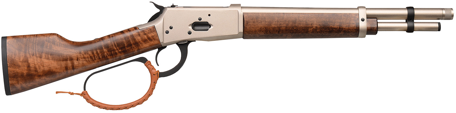 Gforce Arms GFLVR44PN Saddlehorn  44 Mag 5+1 12″ Nickel Threaded Barrel & Receiver, Turkish Walnut Stock & Forend, Thread Protector