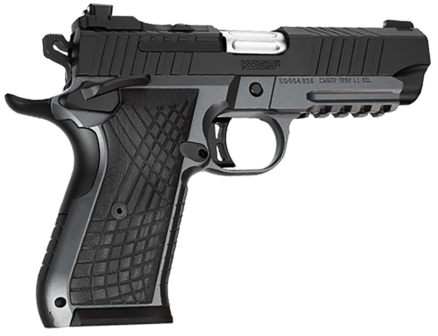Kimber Mfg.,inc 3100018 KDS9C Rail 9mm 10+1 4.09″ KimPro Gray/Black Front and Rear Serrations Stainless Steel G-10 Grip