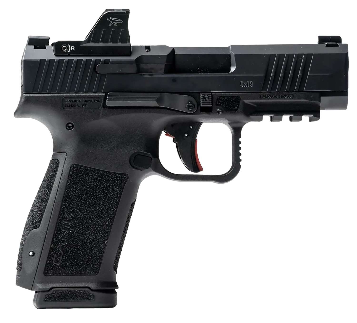 Century Arms HG7883VN Mete MC9LS Sub-Compact Frame 9mm 10rd 3.63″ Black Nitride Steel Slide Black MeCanik MO1