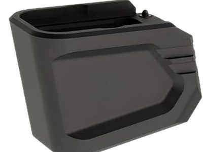 Tyrant CNC TDG19MAGEXBLK  Magazine Extension Fits Glock 19/23 Gen 4/5 Black Aerospace Grade Aluminum