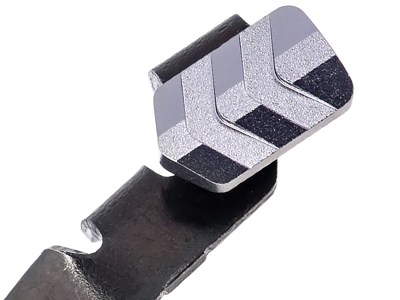 Tyrant CNC TDGSTOP48G Extended Slide Release  9mm Glock 42/43/43X/48 Gray 6061 Aluminum