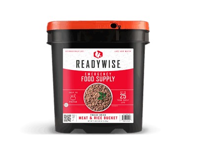 Wise Foods RW07704 Meat/Rice Bucket  Freeze Dried Meals 88 Servings