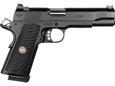 Wilson Combat CQBFS45 CQB  45 ACP 8+1 5″ Full Size Carbon Steel Slide G10 Starburst Grip