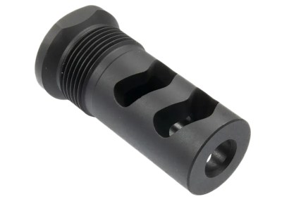 Wilson Combat SPRTMBFB30 Muzzle Brake Whisper 30 Cal 5/8″x24 Black Melonite