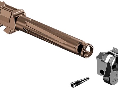 Radian Weapons R0839 Ramjet & Afterburner Combo 9mm Luger Compatible w/Glock 17 Gen5, Bronze Stainless Steel