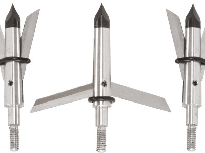 Allen 14674 Tomahawk Expandable Broadhead Stainless Steel Blades Silver 3 Pack