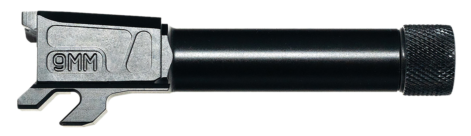 Faxon Firearms M&PA910NSNOQ-T Duty Series  9mm Luger Threaded Black Nitride Steel, Fits M&P Shield 3.1″