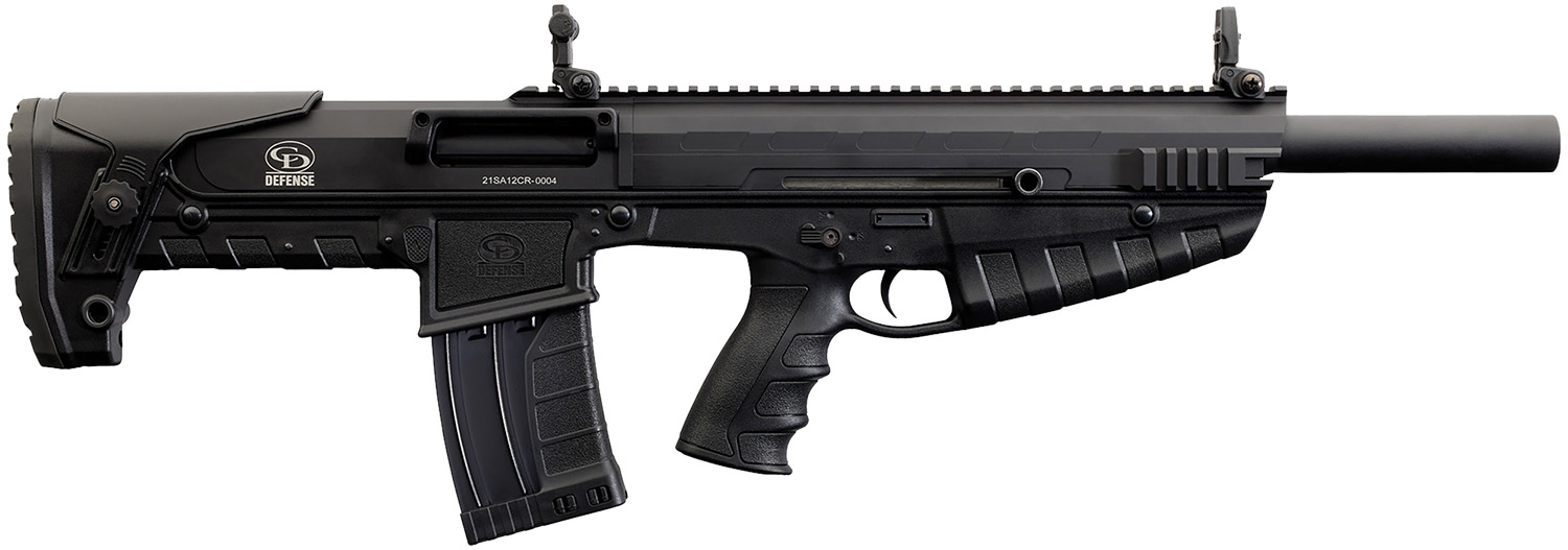 Charles Daly 930409 N4S Bullpup 12 Gauge Semi-Auto 3″ 5+1 18.50″ Matte Black Steel Barrel, Matte Black Aluminum Receiver w/Picatinny Rail, Adj Comb Synthetic Stock, Black Grip