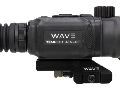 Wave WTS200 Tempest 335 LRF Thermal Black 3.3x35mm Illuminated Multi Reticle 384×288, 12 Microns, 50 Hz Resolution, Digital Zoom 13.2x Rapid/Smooth