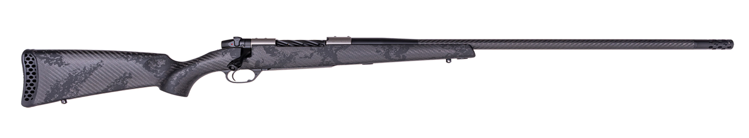 Weatherby MGT01N300PR4B Mark V Backcountry Guide TI 300 PRC 3+1 22″ Graphite Black Cerakote