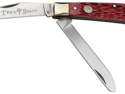 Boker 110825 Trapper 2.0 Clip Point/Spey Plain D2 Steel Blade Red Jigged Bone Handle