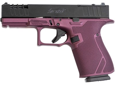 Great Lakes Firearms GL19CHY Striker  9mm 15+1 4″ Front/Rear Serrations Cerakote Black Cherry