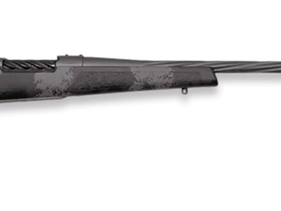 Weatherby MLW01N300NR8B Mark V Live Wild 300 Win 3+1 28″ Carbon Gray Cerakote Spiral Fluted Barrel Black/Gray Sponge Pattern/Polymer Stock