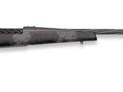 Weatherby MLW01N306SR6B Mark V Live Wild 30-06 Springfield 4+1 26″ Carbon Gray Cerakote Spiral Fluted Barrel Black/Gray Sponge Pattern/Polymer Stock