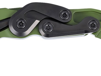 CRKT 4040BG Provoke  2.41″ Folding Karambit Plain Bright Green Cerakote D2 Steel, Blade Bright Green Cerakote Aluminum Handle
