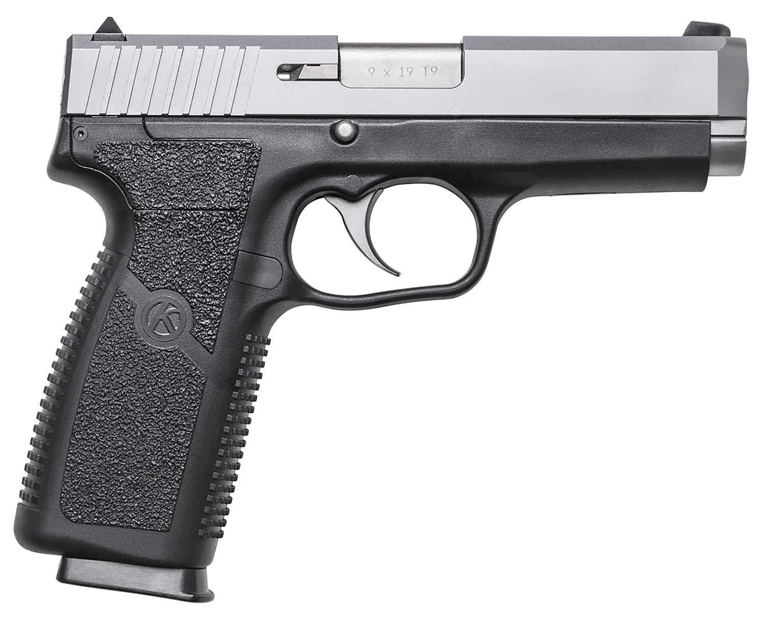 Kahr Arms CT9093N CT9  9mm Luger 8+1 4″ Barrel, Black Polymer Frame, Serrated Matte Stainless Steel Slide, Textured Polymer Grip & Front Night Sight