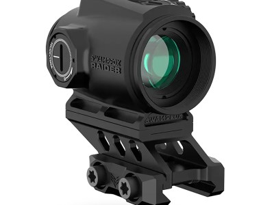 Swampfox Optics RMPS120G6 Raider Micro Prism Black 1x 20mm Tube 6 MOA Green Dot Reticle Green Laser