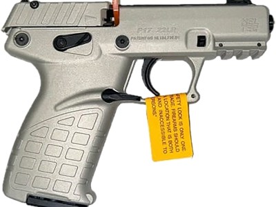 Kel-Tec P17SA P17  Sports South Exclusive Color, Compact Frame 22 LR 16+1 3.80″ Black Steel Threaded Barrel, Shimmer Serrated Steel Slide, Shimmer Polymer Frame w/Picatinny Rail, Textured Grip