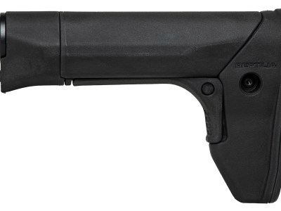 Reptilia LLC 100141 RECC E Carbine Stock Black Glass-Filled Nylon Polymer Fits SR-15/M4/AR-15