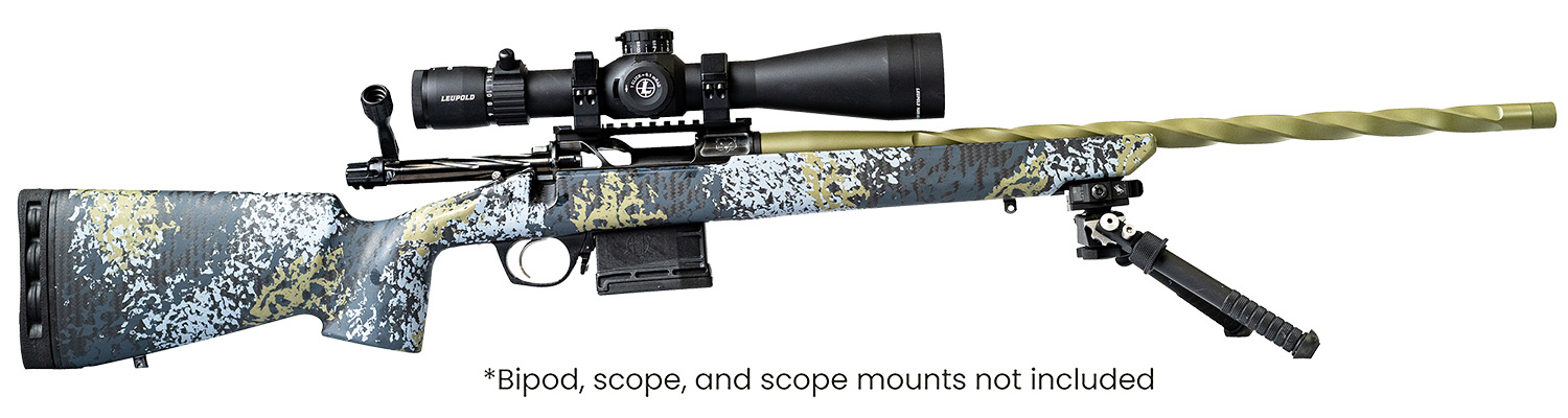 Horizon Firearms RF008S501616C13 Venatic 2023 7mm BC 16″ Spiral Fluted Threaded Barrel, Drilled & Tapped Receiver, Iota EKO X Carbon Fiber Stock