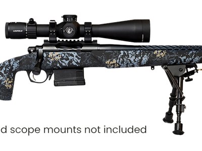 Horizon Firearms RF017S122214T19 Vandal Prime 6.5 PRC 22″ Black Spiral Fluted Threaded Barrel, Drilled & Tapped Receiver, Textured Iota EKO Carbon Fiber Stock