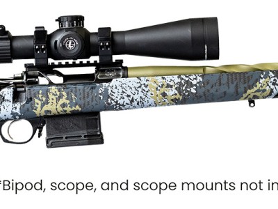 Horizon Firearms RF008S222216C13 Venatic 2023 22 Creedmoor 22″ Spiral Fluted Threaded Barrel, Drilled & Tapped Receiver, Iota EKO X Carbon Fiber Stock