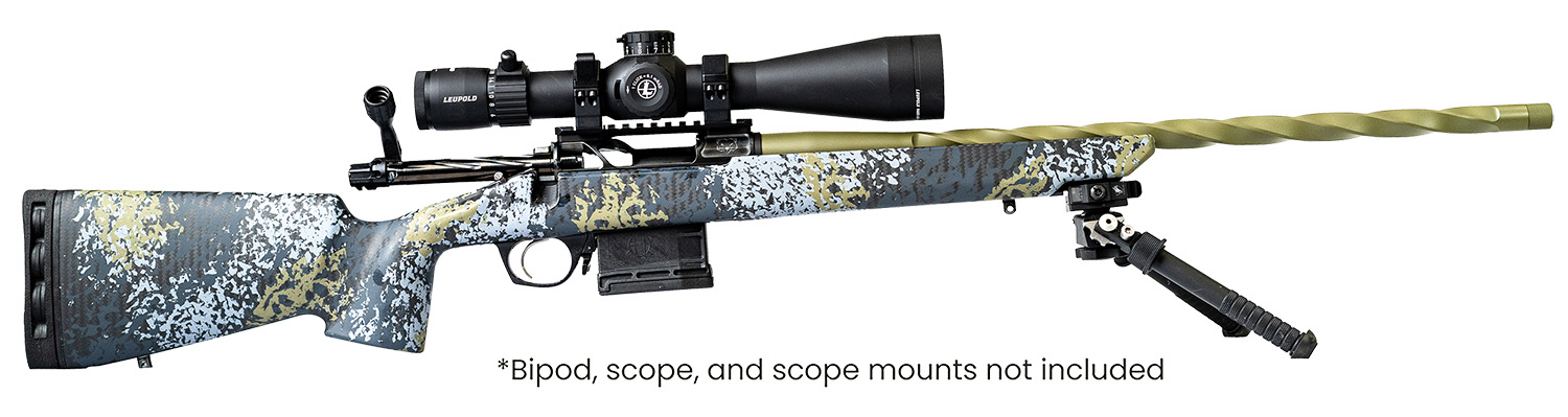 Horizon Firearms RF008S222216C13 Venatic 2023 22 Creedmoor 22″ Spiral Fluted Threaded Barrel, Drilled & Tapped Receiver, Iota EKO X Carbon Fiber Stock