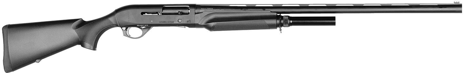 Four Peaks Imports 12073 AKSA Arms S2 12 Gauge 3″ 5+1 28″ Chrome Plated 7075-T6 Aluminum Receiver Black Synthetic Stock