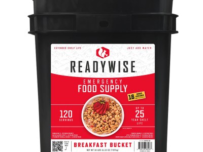 Wise Foods RW10121 Emergency Supplies Breakfast Bucket 120 Servings