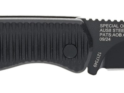 Smith & Wesson Knives 1215357 Special Ops  Full Size 3.40″ Folding Drop Point Plain AUS-8A SS Blade Aluminum Handle