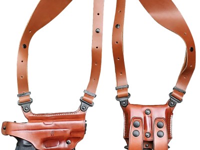 1791 Gunleather NSS2.1CBRHR  Optic Ready Shoulder Horizontal Brown Fits Glock 17 Right Hand