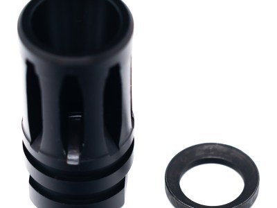 Faxon Firearms FFMD762A2  A2 Flash Hider Black Nitride 5/8″x24 Threads 30 Cal