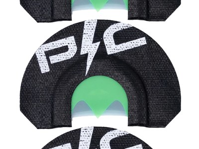 Power Calls 24251  Diaphragm Call Turkey Sounds Black/Green Bat Wing Cut