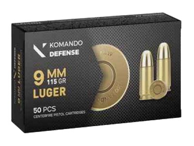 Dickinson LLC BRASS9mm  Luger115gr Full Metal Jacket 50 Per Box/20 Case