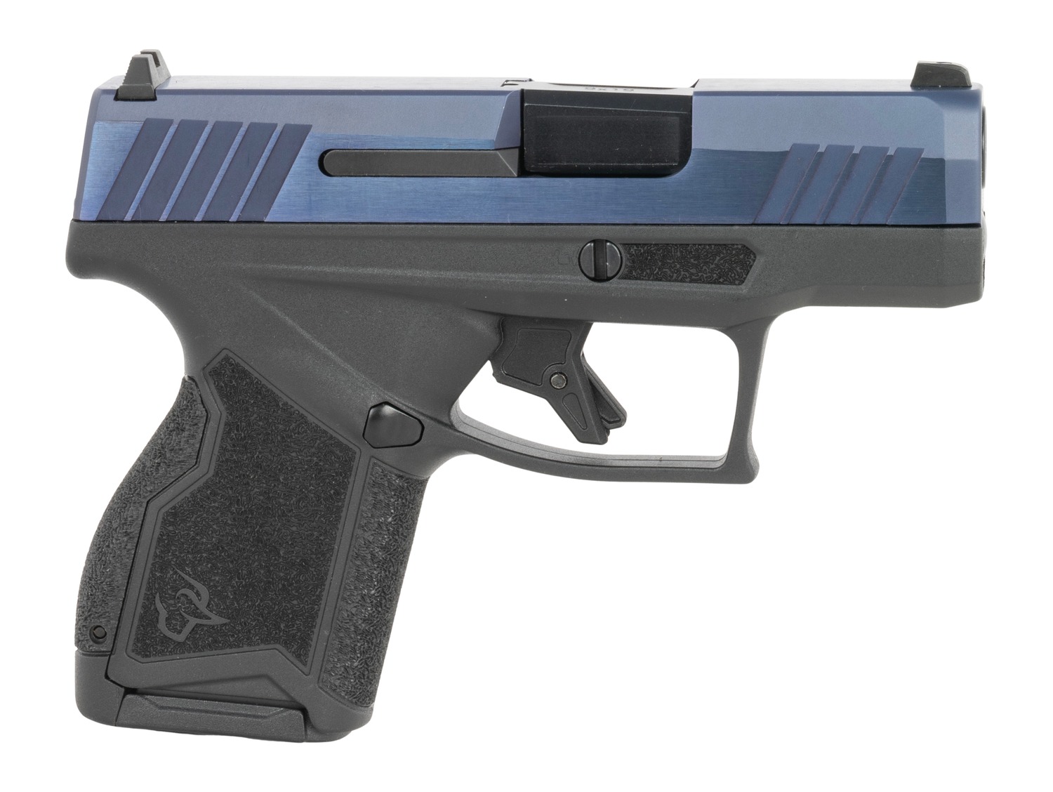 Taurus 1-GX4M931-B GX4  Micro-Compact Frame 9mm Luger 13+1 3.06″ Satin Black DLC Stainless Steel Barrel, Blue PVD Serrated Alloy Steel Slide, Matte Black Stainless Steel Frame, Textured Grip