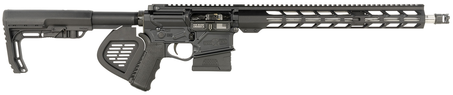 Patriot Ordnance Factory 02359 LMR Base *CA Compliant  308 Win 10+1 16.50″ 416 Stainless Steel 7075-T6 Aluminum Receiver A2 Style Grip