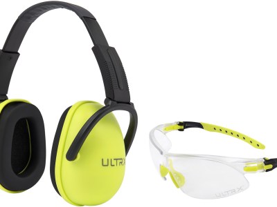 Allen 4176 Sound Blocker Ear & Eye Protection Combo 23 dB Lime Green Youth