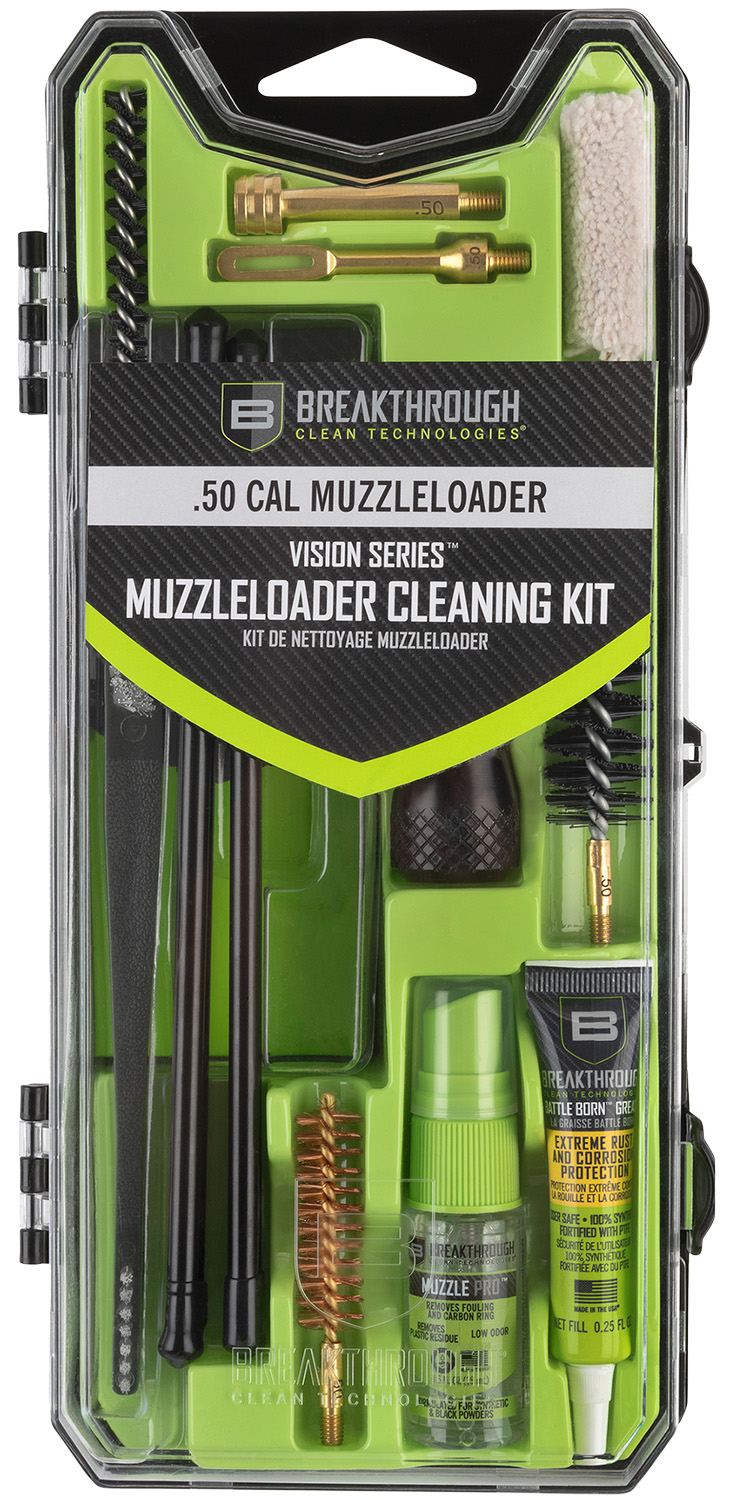 Breakthrough Clean BTCCCMZ Vision Series Cleaning Kit .50 Cal Multi-Color
