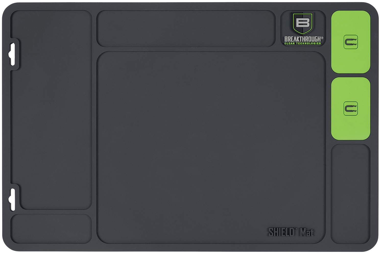 Breakthrough Clean BTSGMH  Shield Mat Gray and Green PVC 17.88″x11.88″