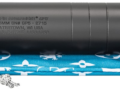 Griffin Armament GAGP5-W GP5 Direct Thread Suppressor 5.56mm 1.50″ Black Cerakote 17-4 PH Stainless Steel 1/2″x28