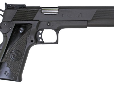 Iver Johnson Arms EAGLEXL10DS Eagle XL  Full Size Frame 10mm Auto 15+1 6″ Stainless Steel Barrel, Matte Black Steel Long/Serrated Slide, Black Steel Frame w/Beavertail, G10 Grip