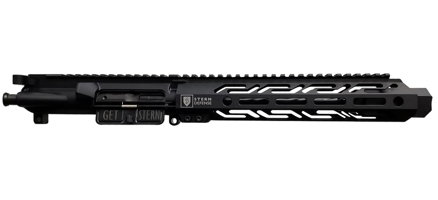 Stern Defense 015SD10INCHMOD5MLOK855   9mm 8.50″ Black Melonite Barrel 7075-T6 Aluminum Anodized Receiver