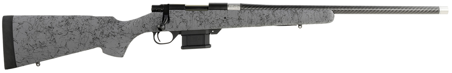 Howa HHSCF6ARCGRYBLK M1500 Mini Action Full Size 6 ARC 5+1 20″ Black Threaded Barrel, Matte Blue Steel Receiver Drilled & Tapped, HS Precision Gray Synthetic Stock