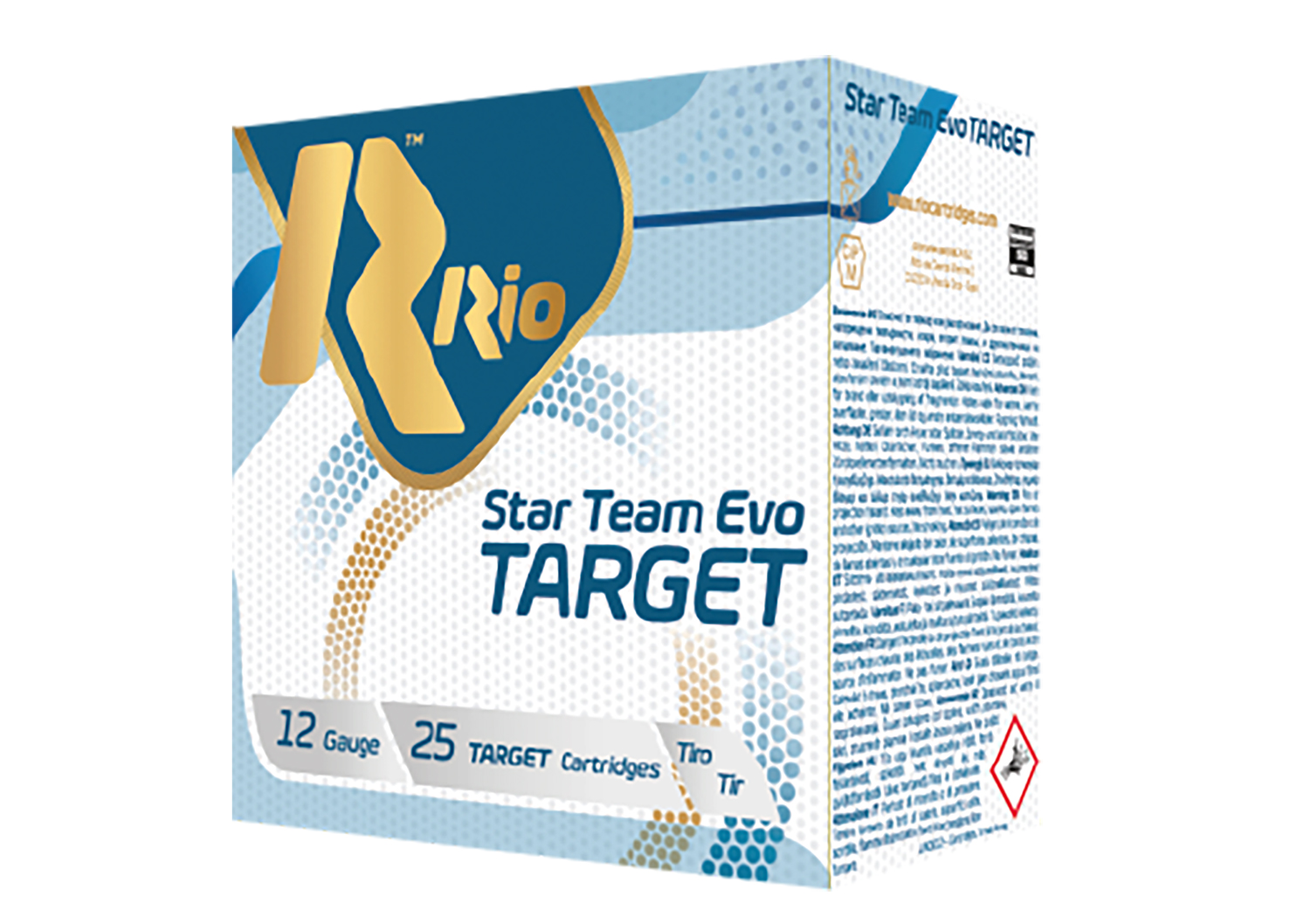 Rio Ammunition STT24LT75 Star Team EVO Target 12Gauge 2.75″ 7/8oz 7.5Shot 25 Per Box/10 Case