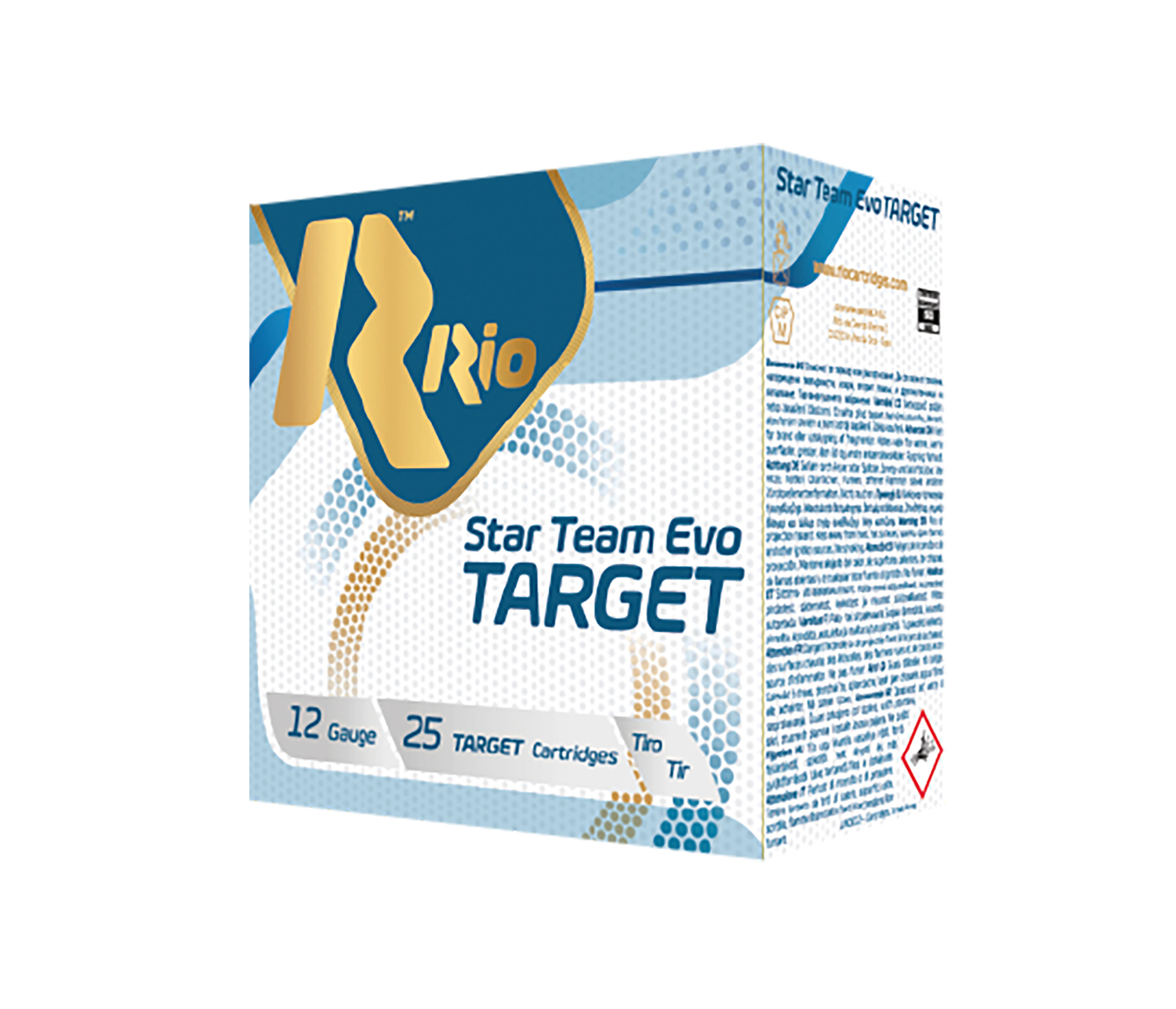Rio Ammunition STT28LT9 Star Team EVO Target 12Gauge 2.75″ 1oz 9Shot 25 Per Box/10 Case